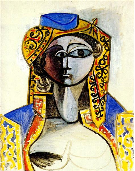 Pablo Picasso Jacqueline In Turkish Costume Female Portrait